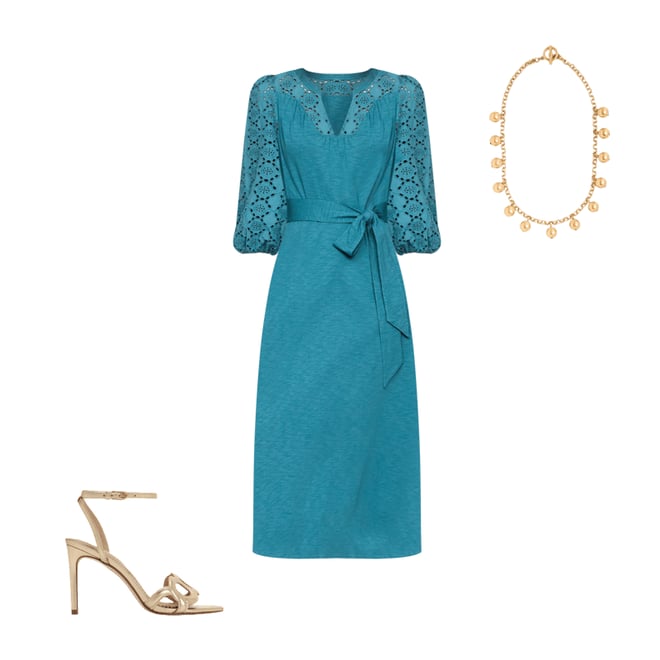 4th bundle featuring 2 items which compliment Eden Broderie Jersey Dress-Waterfall Blue