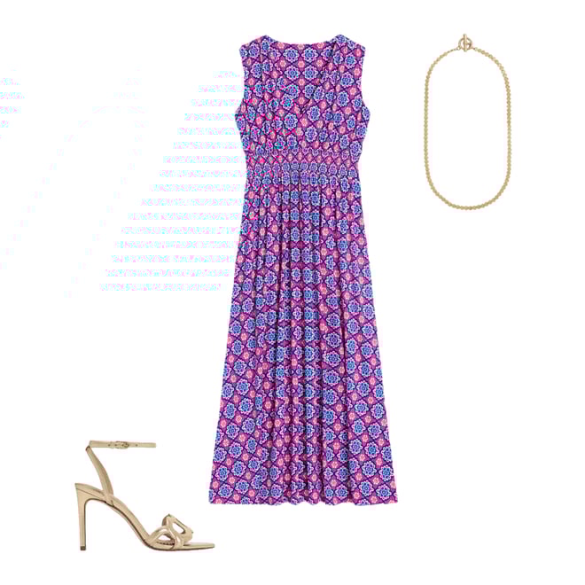 3rd bundle featuring 2 items which compliment Paloma Jersey Maxi Dress-Cosmos Pink, Bloom Geo