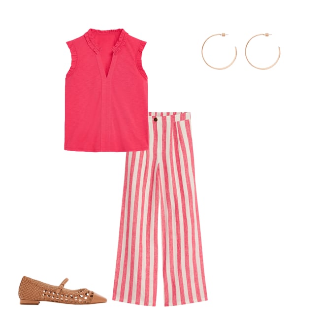 5th bundle featuring 3 items which compliment Lola Sleeveless Top-Rethink Pink
