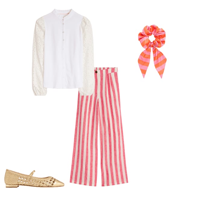 4th bundle featuring 3 items which compliment Eden Broderie Blouse-White
