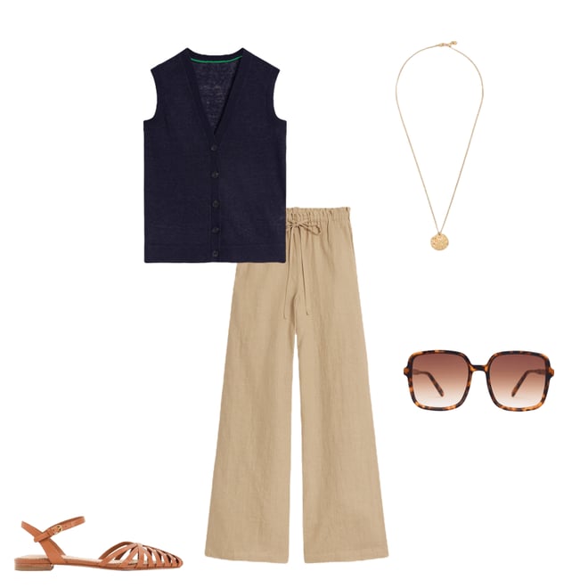 6th bundle featuring 4 items which compliment Multi Strap Pointed Sandals