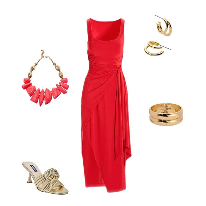Scoop Neck Side Tie Knit Maxi Dress Bittersweet