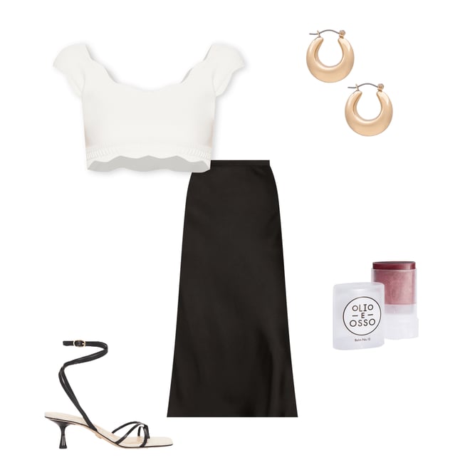 2nd bundle featuring 4 items which compliment Bar Silk Skirt