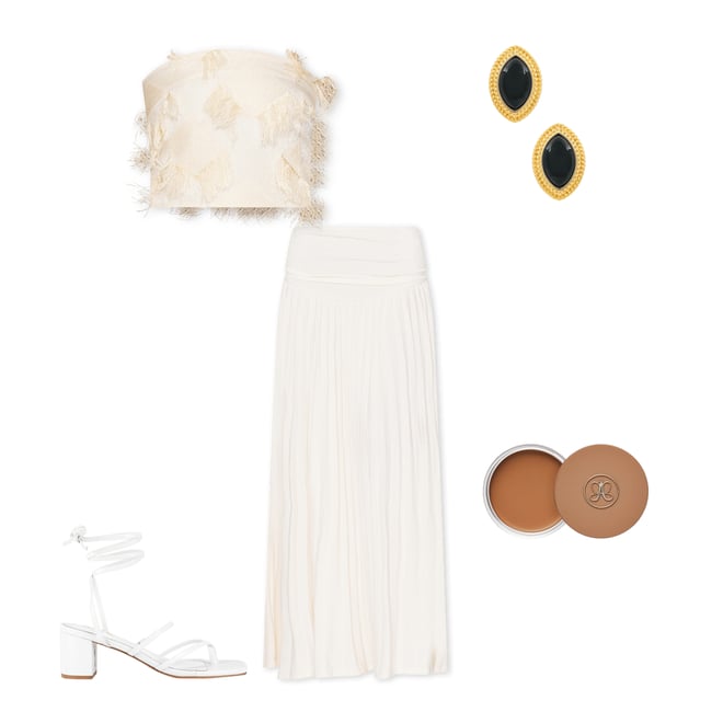 1st bundle featuring 4 items which compliment Field Of Dreams Maxi Skirt