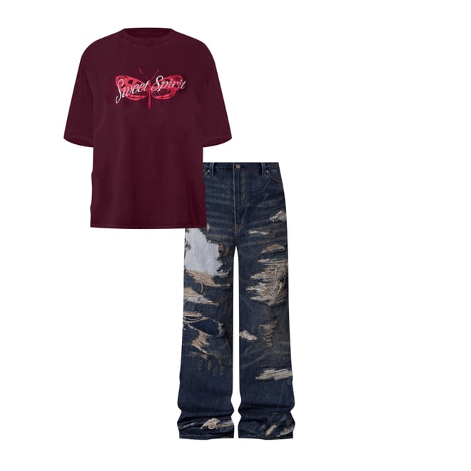 Sweet Spirit Tee - Plum | mnml | shop now