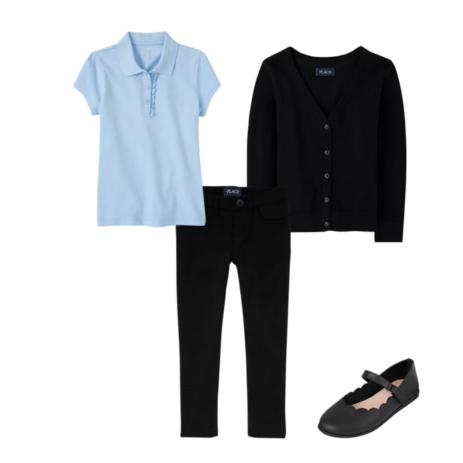 1st bundle featuring 3 items which compliment Girls Uniform Ponte Knit Pull On Jeggings