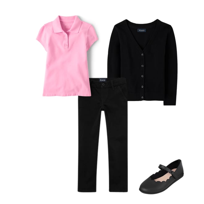 2nd bundle featuring 3 items which compliment Girls Uniform Stretch Skinny Chino Pants