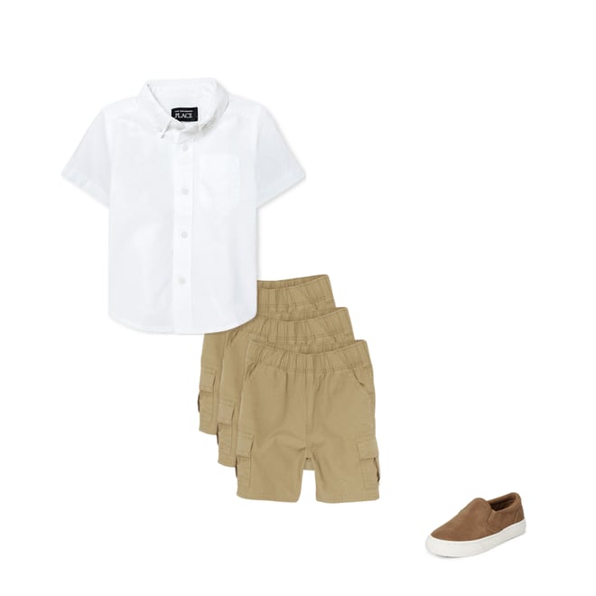 1st bundle featuring 2 items which compliment Baby And Toddler Boys Pull On Cargo Shorts 3-Pack