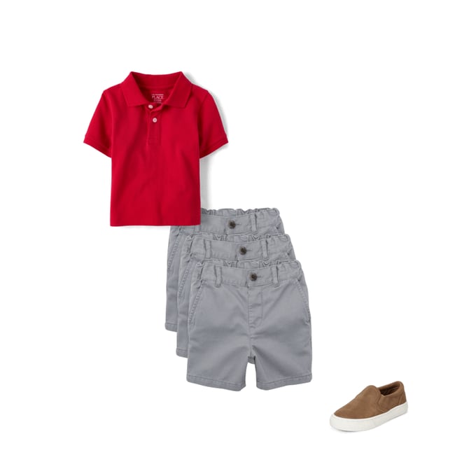 1st bundle featuring 2 items which compliment Baby And Toddler Boys Uniform Chino Shorts 3-Pack