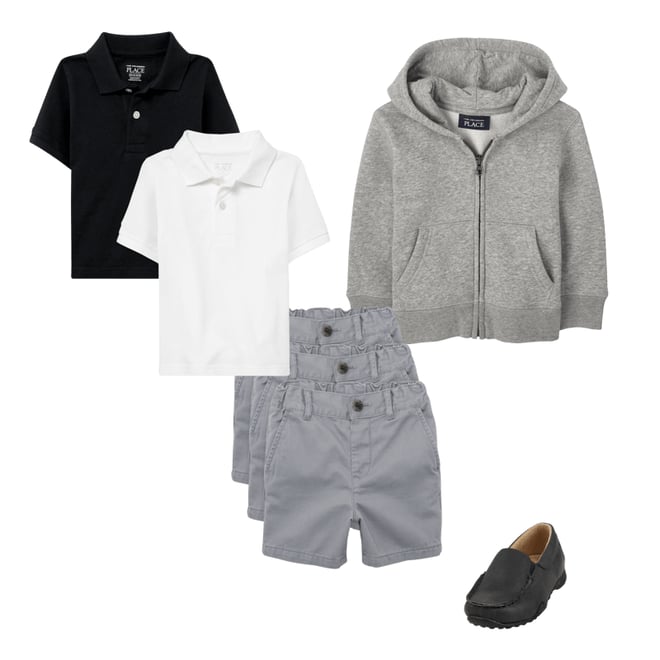 2nd bundle featuring 3 items which compliment Baby And Toddler Boys Uniform Chino Shorts 3-Pack