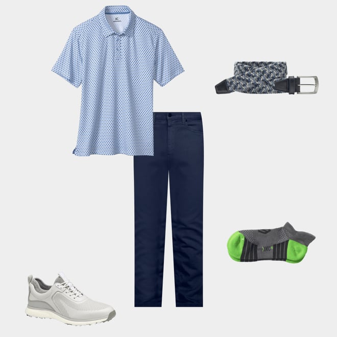 2nd bundle featuring 4 items which compliment XC4® Performance Golf Socks
