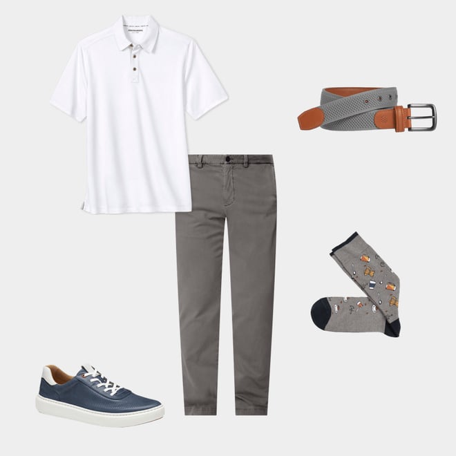 5th bundle featuring 4 items which compliment Amherst Engineered Knit Belt