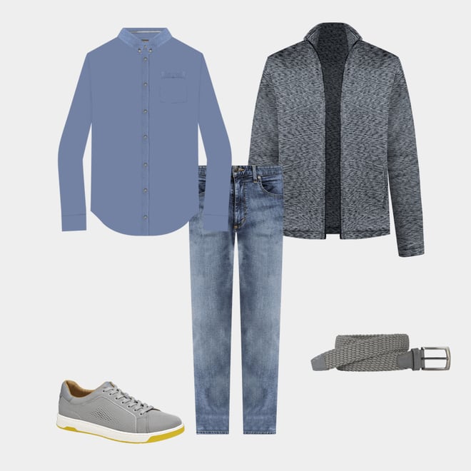 3rd bundle featuring 4 items which compliment Daxton Knit Lace-Up