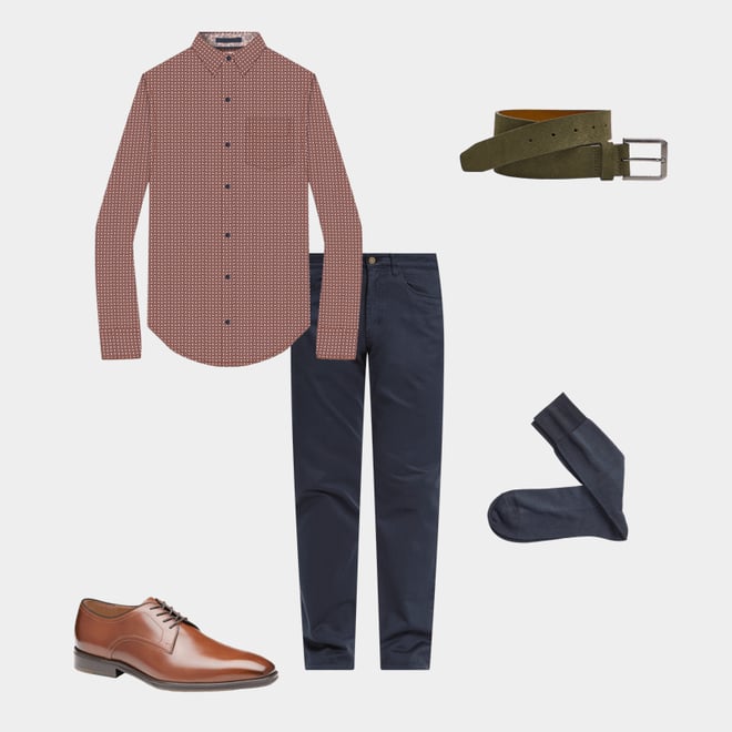 2nd bundle featuring 4 items which compliment Herringbone Panel Socks