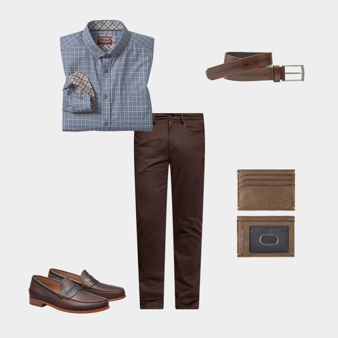 1st bundle featuring 4 items which compliment Baldwin Penny Loafer