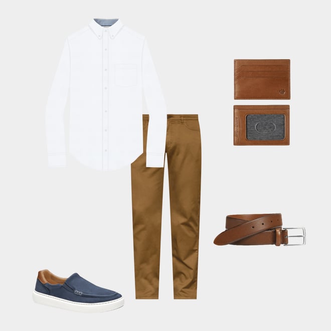 7th bundle featuring 4 items which compliment Diagonal Embossed Belt