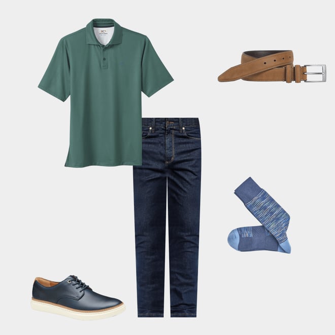 6th bundle featuring 4 items which compliment Space-Dyed Stripe Socks