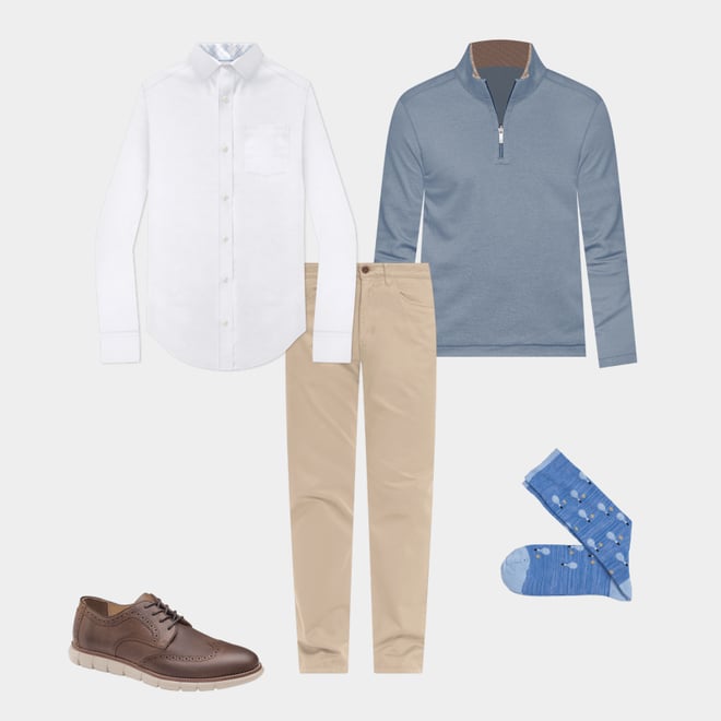 4th bundle featuring 4 items which compliment XC4® Performance Reversible Quarter-Zip
