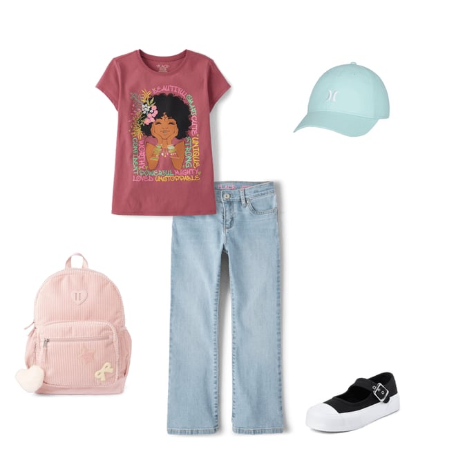 7th bundle featuring 4 items which compliment Girls Platform Mary Jane Sneakers