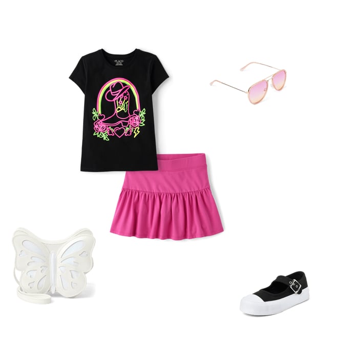 9th bundle featuring 4 items which compliment Girls Platform Mary Jane Sneakers