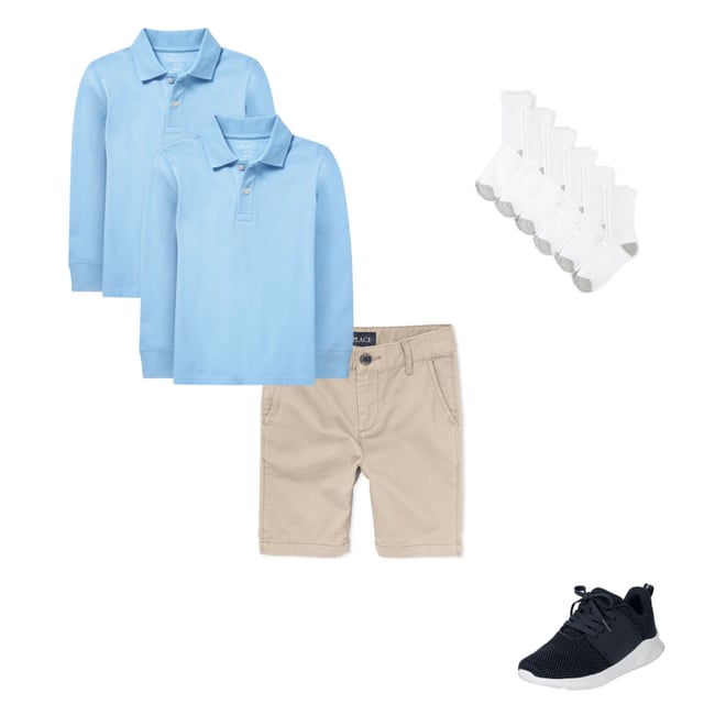 2nd bundle featuring 3 items which compliment Boys Uniform Stretch Chino Shorts - Slim
