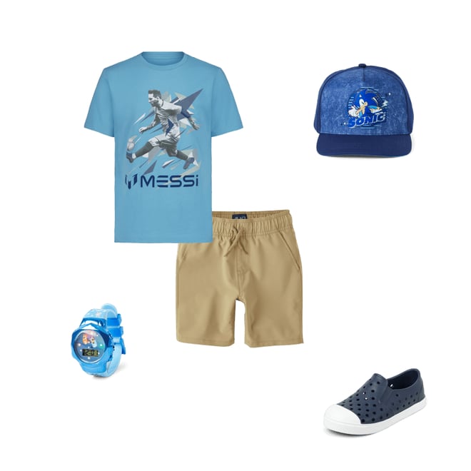 1st bundle featuring 4 items which compliment Kids Perforated Water Sneakers