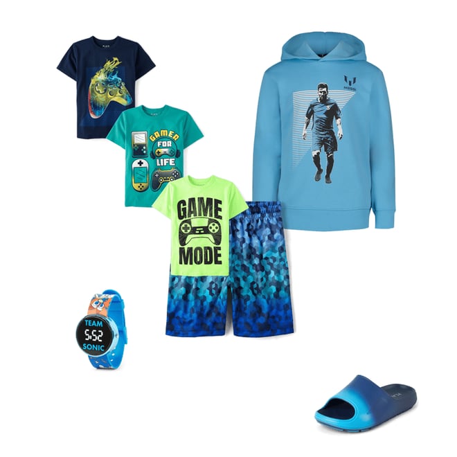 4th bundle featuring 4 items which compliment Boys Gamer Graphic Tee 3-Pack
