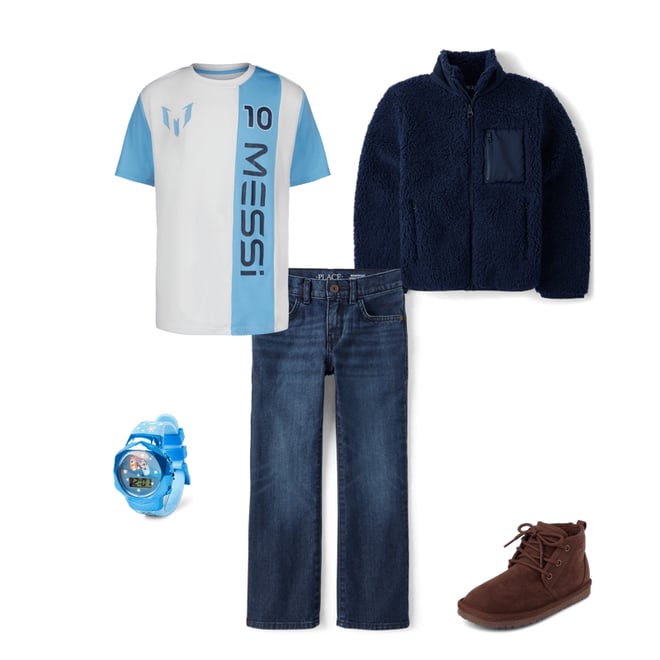 4th bundle featuring 4 items which compliment Boys Lace Up Teddy Boots