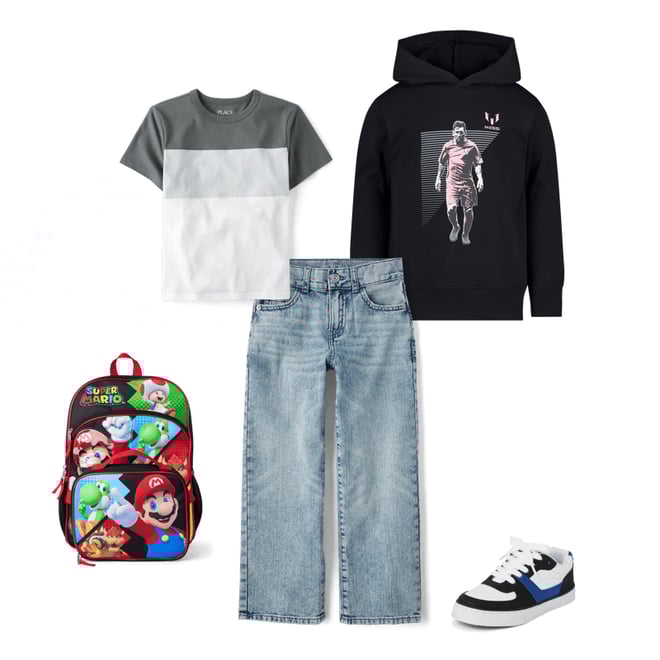 2nd bundle featuring 4 items which compliment Boys Colorblock Top