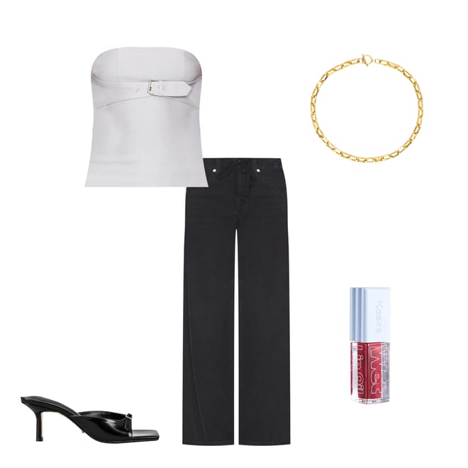 1st bundle featuring 4 items which compliment Capri Strapless Top