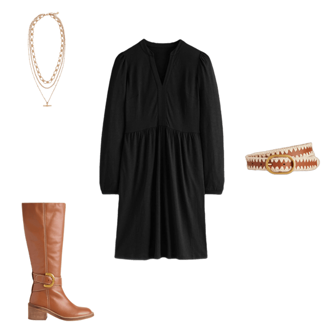 brown petite dresses Monnie Draped Open-Back A-Line Mini Dress in Chocolate Brown main image 0