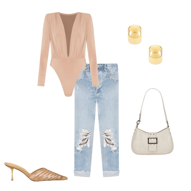 3rd bundle featuring 4 items which compliment 90's Mid Rise Loose Fit Jeans
