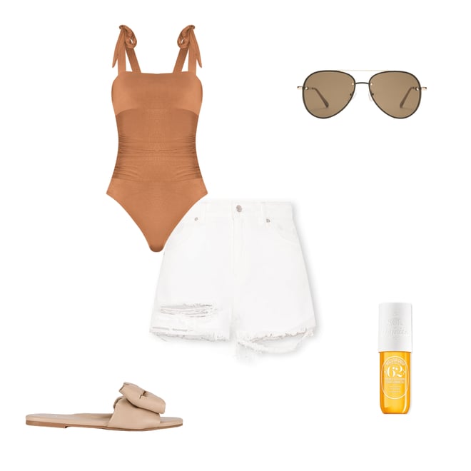 3rd bundle featuring 4 items which compliment Dusters Short Short in Layla White