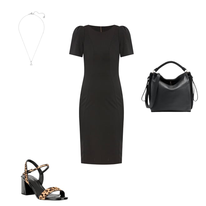 Calvin Klein Short Pleated Sleeve Crew Neck Sheath Dress | Dillard's