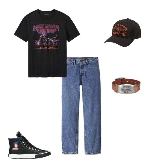 古着人気アイテム Sunset Lowrider Graphic USA Harley-Davidson | Tee その他