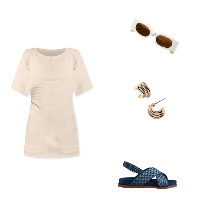 The Field Day Short-Sleeve Relaxed T-Shirt Dress