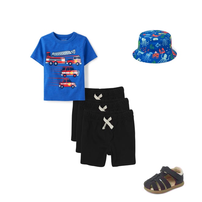 1st bundle featuring 3 items which compliment Baby And Toddler French Terry Shorts 3-Pack