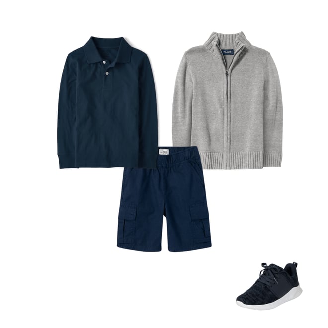 5th bundle featuring 3 items which compliment Boys Zip Up Sweater