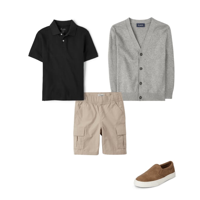 1st bundle featuring 3 items which compliment Boys Pull On Cargo Shorts