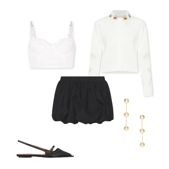 3rd bundle featuring 4 items which compliment Veneda Bubble Skirt