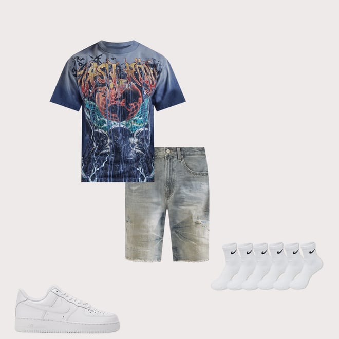 Smoke Rise Rip Off Shorts