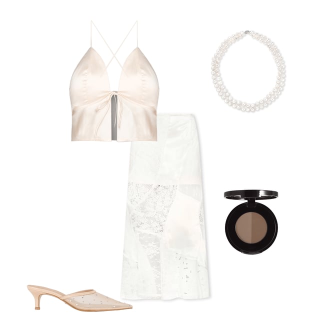1st bundle featuring 4 items which compliment Isla Satin Top