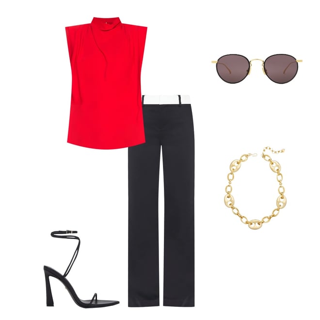 x REVOLVE Sleeveless Fabienne Top