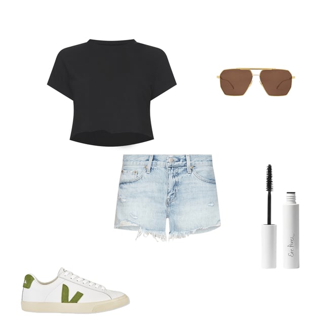 2nd bundle featuring 4 items which compliment x Hanes Cropped 60's Slim Tee