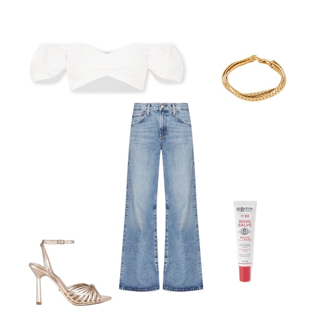 4th bundle featuring 4 items which compliment Clara Low Rise Baggy Flare