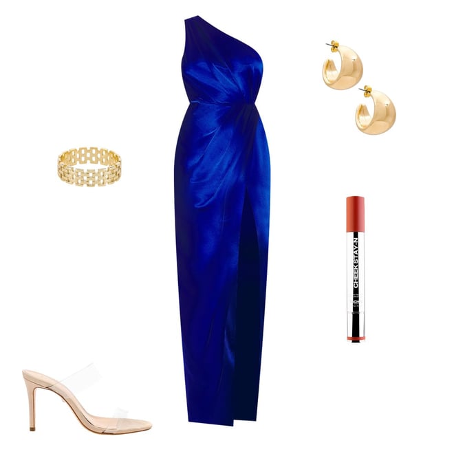 SAU LEE Preston Dress in Egyptian Blue | REVOLVE