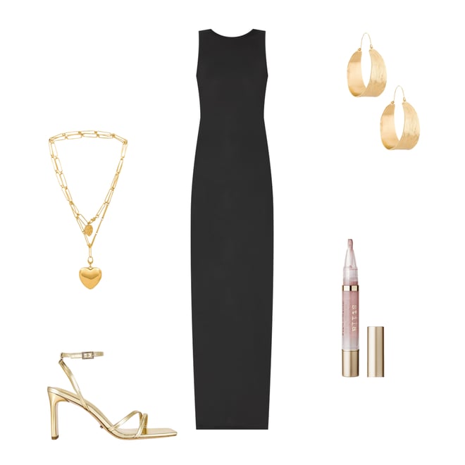 6th bundle featuring 4 items which compliment X Revolve Puffy Heart Chain Necklace