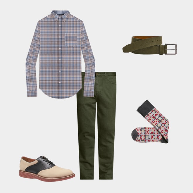 3rd bundle featuring 4 items which compliment Micro-Textured Suede Belt