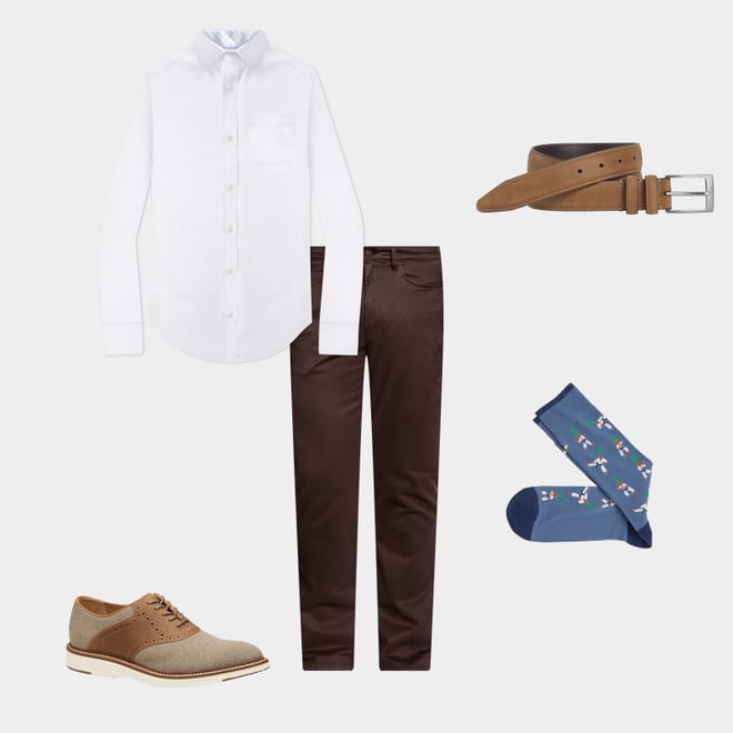 7th bundle featuring 4 items which compliment Non-Iron Dress Shirt