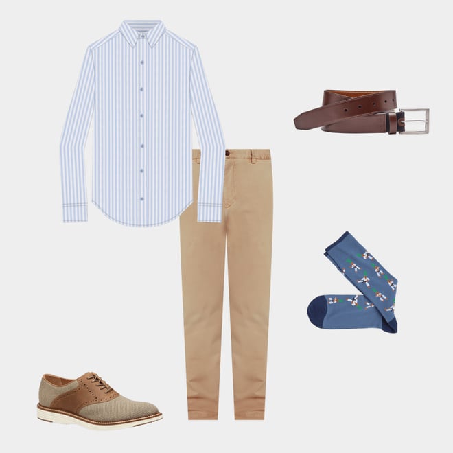 3rd bundle featuring 4 items which compliment Washed Chinos